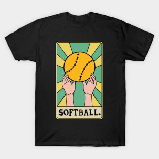 Softball Tarot Card Funny T-Shirt